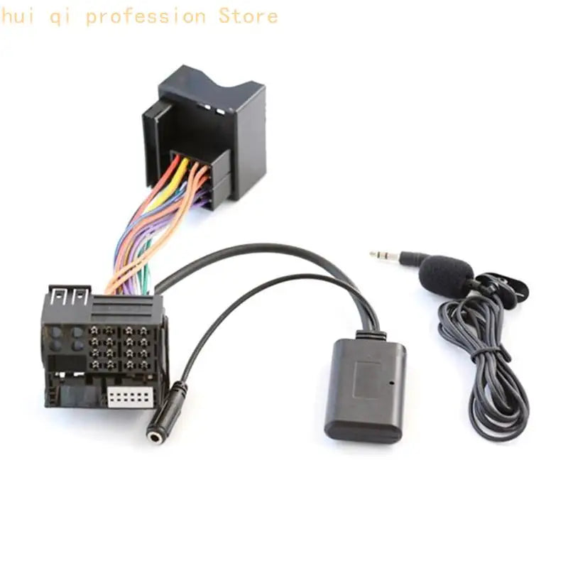 Music Receiver Car Stereo Cable Adapter Microphone for E60 E61 E90 E91 E92 E93 H8WE Quake