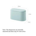 Nordic Press Type Desktop Trash Can Mini Double Layer Litter Bin with Lid Odor-proof Small Wastebasket for Bedroom Dining Table Quake A