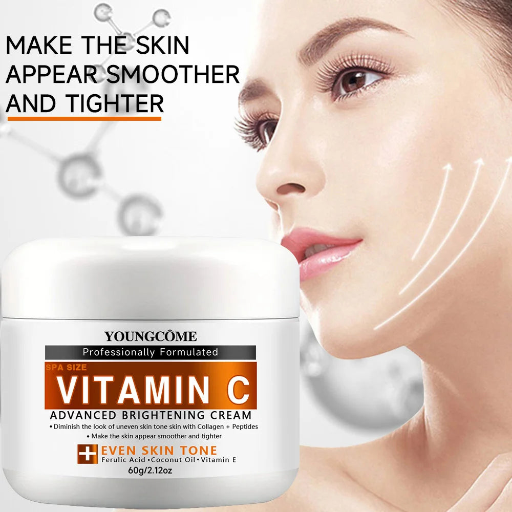 Vitamin C Face Cream Firming Moisturizing Brightening Hydrating Facial Cream Day Creams Beauty Face Skin Care Quake