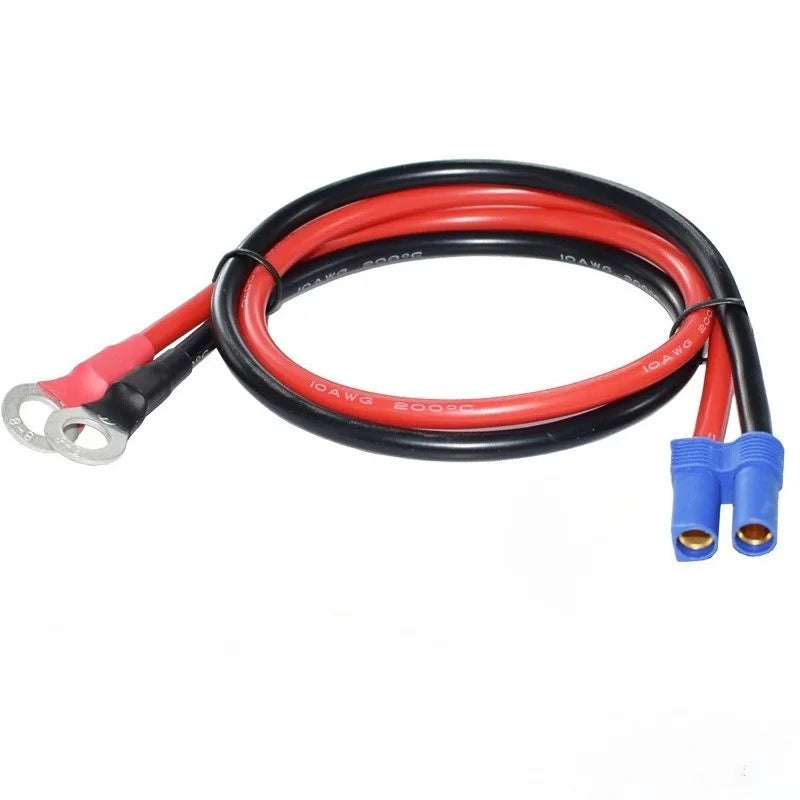 50CM 10AWG EC5 Waterproof Male Female Extension Cable With Fuse Terminal Car RC Emergency Jump Starter Power Cord Quake