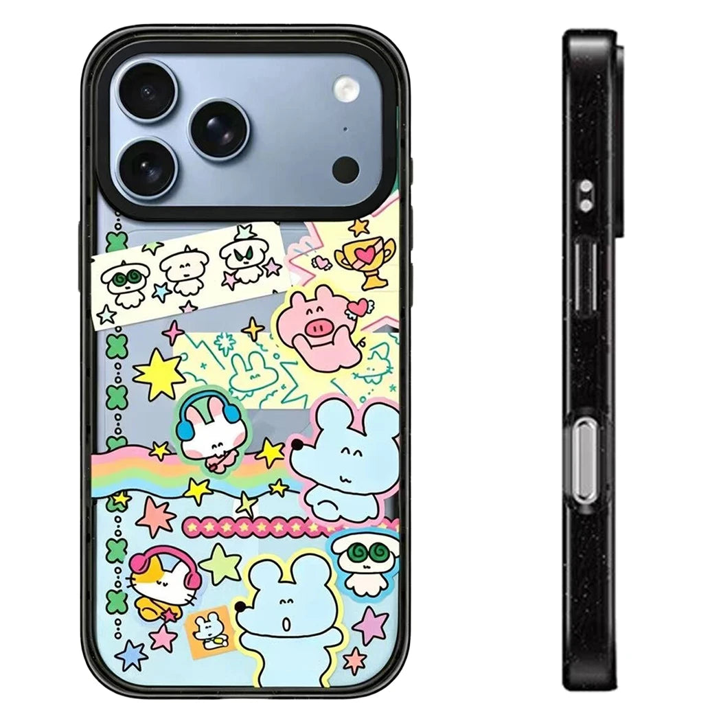 6091747 Impact Black Border Magnetic Case: Compatible with IPhone 18 17 16 15 14 13 Pro Max 18Pro Quake impact (MagSafe) 3 iPhone 14