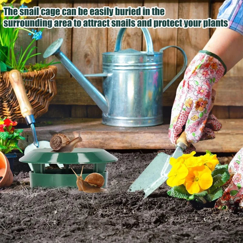 10/1PCS Garden Insect Trap House Snail Trap Catcher Pests Reject Gintrap Tools Household Farm Seedling Protector Garden Supplies Quake