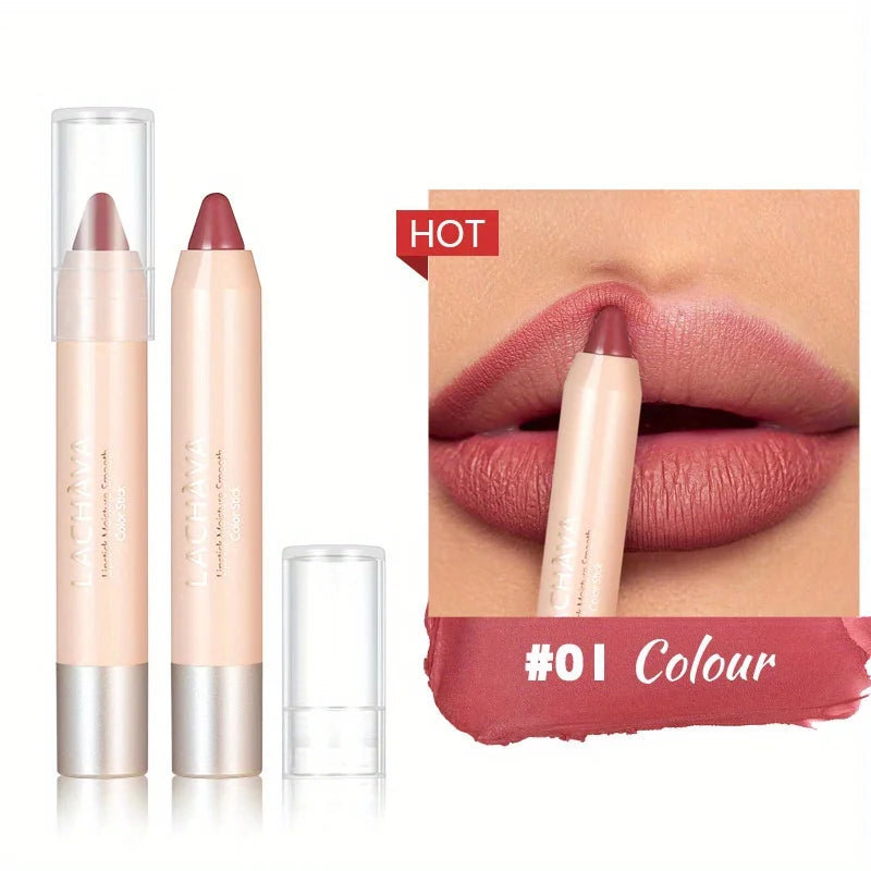 Lipstick Lipliner Pencil - Long-Lasting, Waterproof, Matte Finish, Non-Decolorizing, Smudge-Proof - Perfect for All Skin Types Quake 01