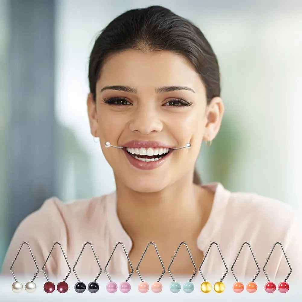 1 Pair Dimple Makers for Cheeks, Dimple Maker Balls for Face, Improve Your Smile,Easy to Wear, Dimple Trainer for Natural Dimple Quake
