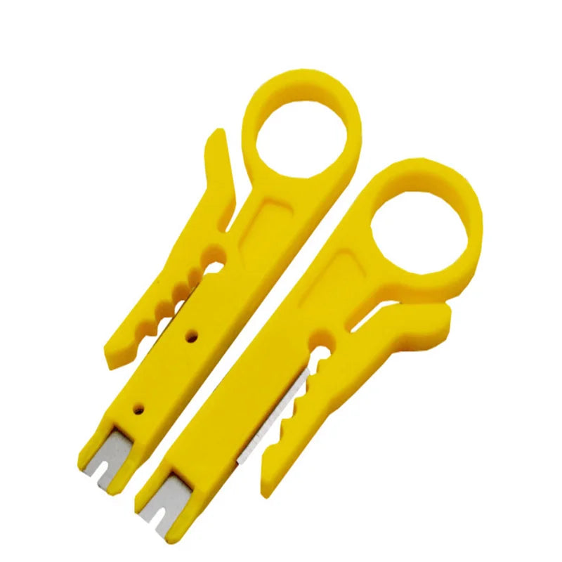 New Mini Portable Wire Stripper Cutter Impact Punch Down Tool Blade for Network Wire Cable Line Tool Wire Stripper Knife Quake