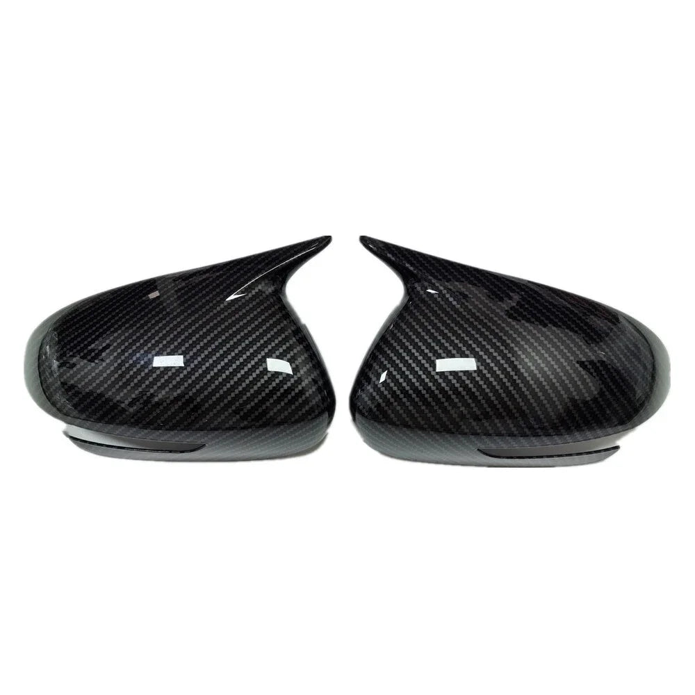 For Kia Sportage KX5 2016-2019 Car Sticker Rearview Side Mirror Cover Wing Cap Exterior Door Rear View Case Trim Carbon Fiber Quake Carbon