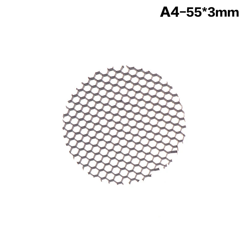 1Pcs Round Honeycomb Mesh Light Cover Black Aluminum Anti Glare Downlight Spotlight Shade Quake A4