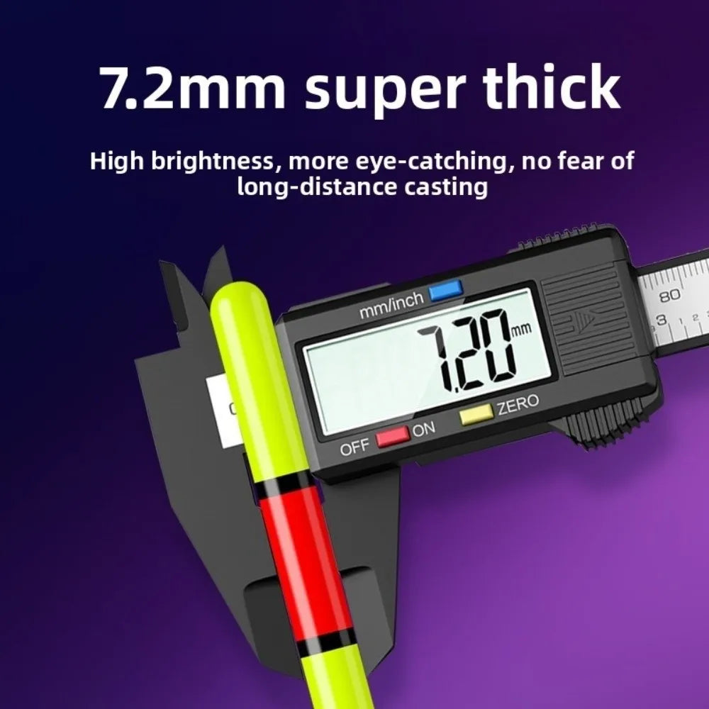 Indicator Electronic Fishing Float Buoy Strike Gravity Sensor Light Float Slip Drift Tube Bite and Change Colour Quake