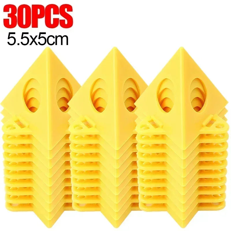 60/10PCS Mini Cone Paint Pyramid Stands Triangle Support Frame Woodworking Tripod Spray Painting Brackets Block Auxiliary Tools Quake 30PCS