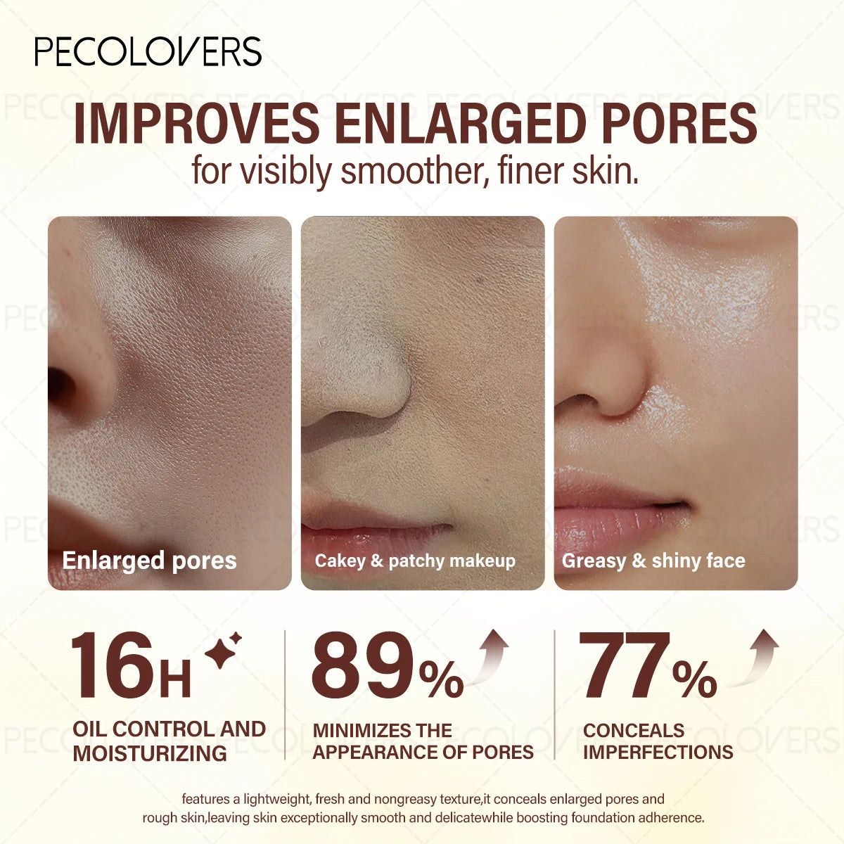 1PC Facial Primer Stick, Conceals Facial Flaws and Spots, Waterproof and Long-Lasting, for Makeup Application Quake