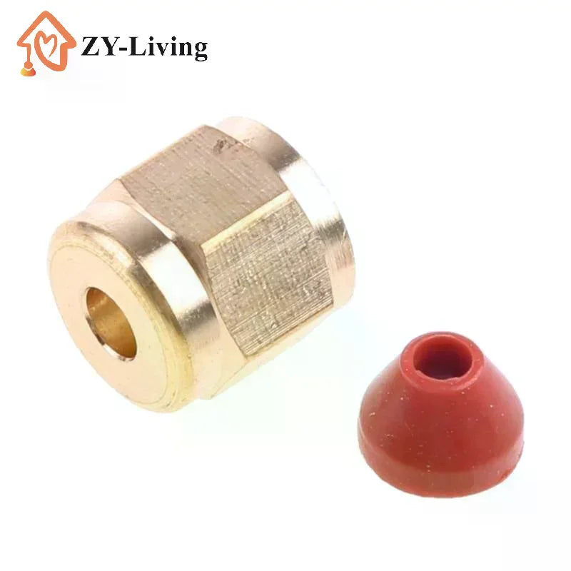 Fog Machine Pump Parts Copper Cap Nozzle Kit Leak-Proof Silicone Gasket Filter Nozzle For Live Performance Quake