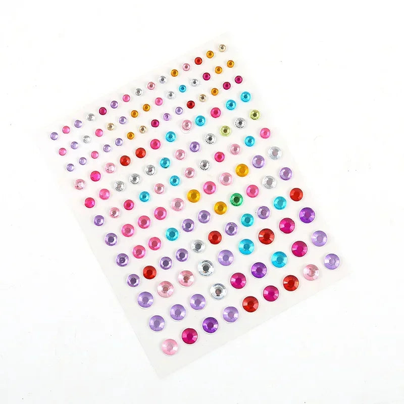 Rhinestone Face Jewels DIY Crystal Stickers – Festival & Party
