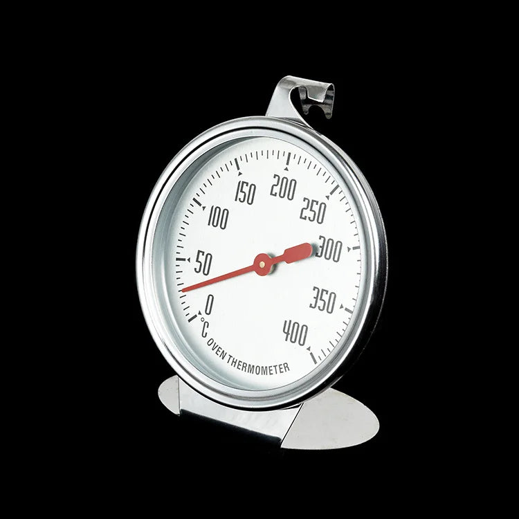 0-400 Celsius New Stainless Steel Oven Thermometer Hang Or Stand Large Dial Baking BBQ Cooking Meat Food Temperature Measurement Quake