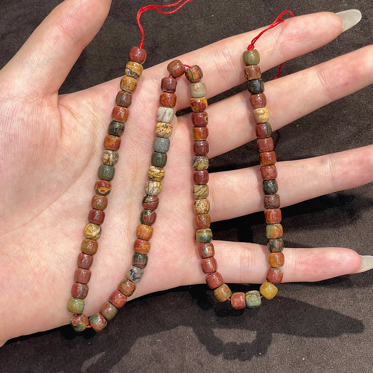Natural Stone Turquoise/Blue-Veins Stone Isolation Beads 5x6mm For Jewelry Making DIY Necklace Bracelet Chain Accessory Quake Pablo Picasso 5x6mm
