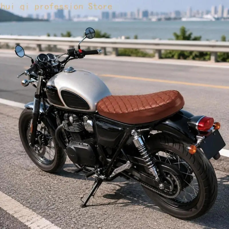Quilted Motorcycle Replacement Cushion with Stitched for Custom Builds H8WE Quake