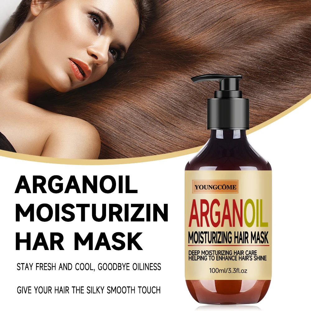 100ML Morocco curl styling cream, professional hair care facial mask,Revitalizes hair's beauty,suitable for all hair qualities Quake