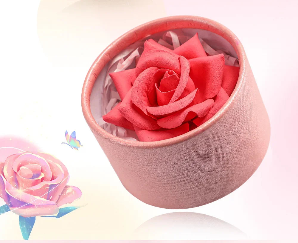 SAM SUGAR 3D Three-Dimensional Rose Blush, High Gloss, Naturally Enhances the Complexion, Small Petals, Nude Makeup Color:06 Quake