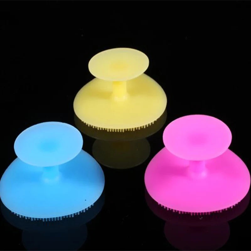 1PC Silicone Cleaning Brush Washing Pad Exfoliating Blackhead Remover Facial Deep Cleansing Face Brushes Baby Bath Massager Quake
