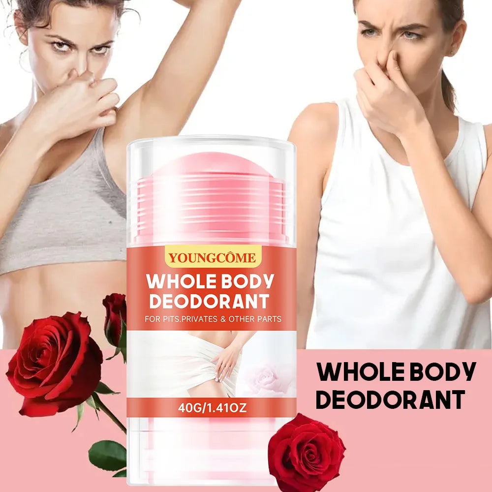 Whole Body Deodorant Stick Underarm Bad Smell Sweating Removal Armpit Refreshing Antiperspirant Lasting Aroma Deodorant Quake
