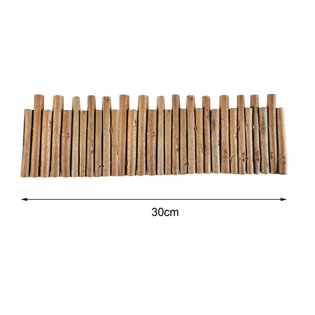 Hamster Wooden Fence Hideout Door Fence Flexible Small Animals Chew Toys Hamster Quake