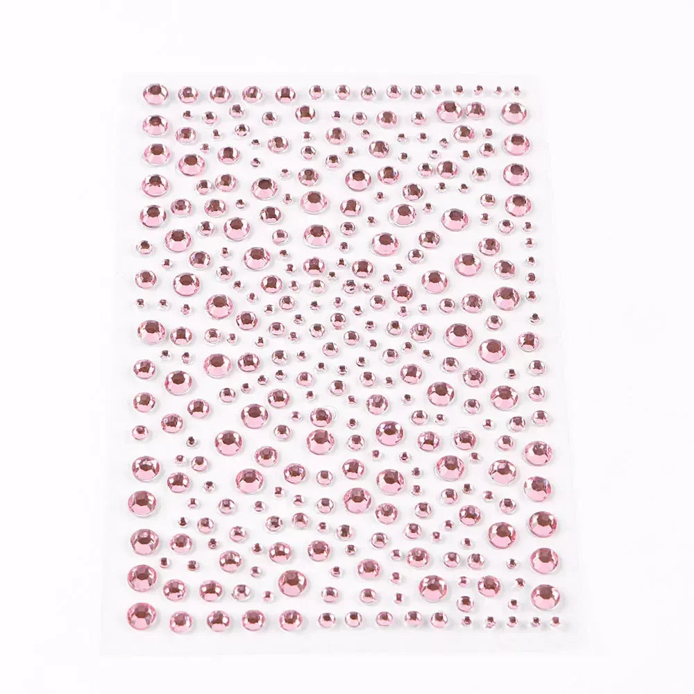 Face Decorations Rhinestone Stickers for Music Festival Halloween Party Mobile Crystal Sticker Women Girls DIY Diamond Stickers Quake NO.39