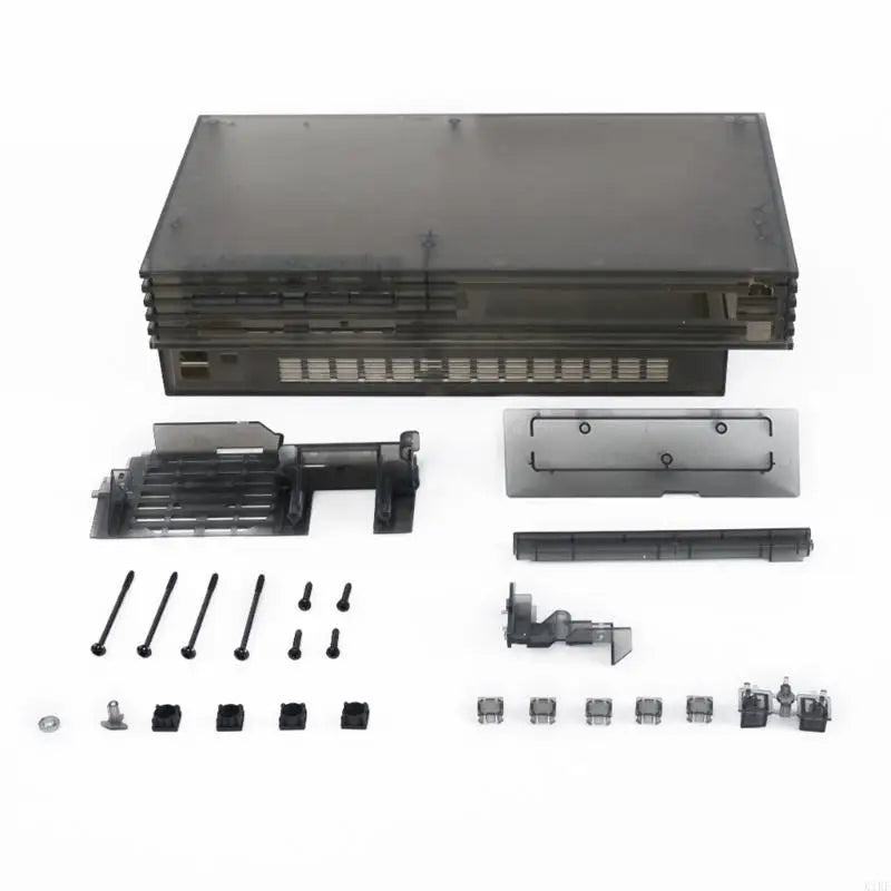 Dark Tinted See-Through Gaming System Shell Set for Replacing Aged or Damaged for 3XXXX-Series Housing, with Exterior K1KF Quake