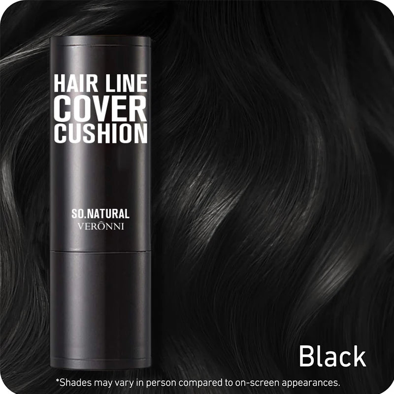 Instant Hairline Powder, Fast Covering Hair Root Concealer, Eyebrow and Beard Lines, and Long-lasting Wind and Sweat Resistant Quake 03-Black