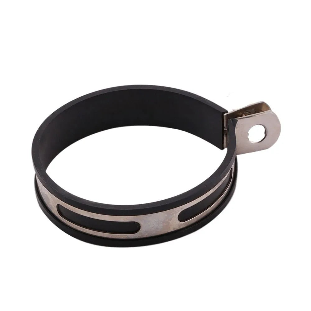 Accessories Tail Muffler Fixture Support Pipe Fixing Bracket Exhaust Clamp Fixed Ring Motorcycle Exhaust Pipe Protector Quake Header B