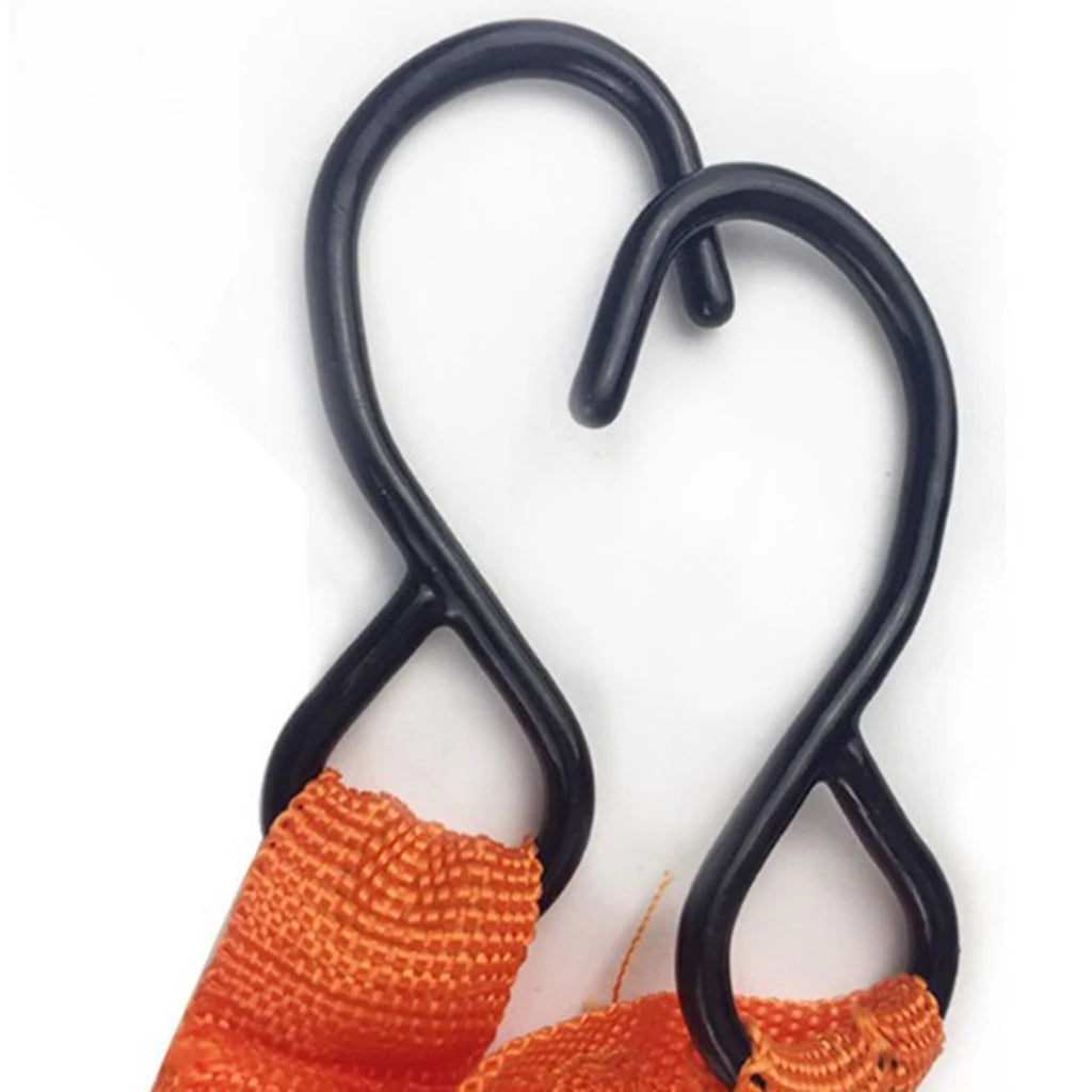 Polyester Tie Down Ratcheting Straps with Quick Lock Buckle Cargo Fixing Strap for Moving Motorcycle ATV Quake