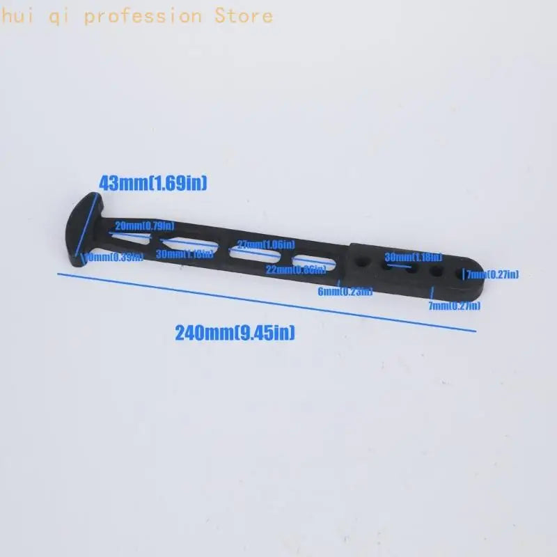 Telescopic Boat Ladder Strap Boarding Fixed Lock Belt, Black Rubber Hold Down H8WE Quake