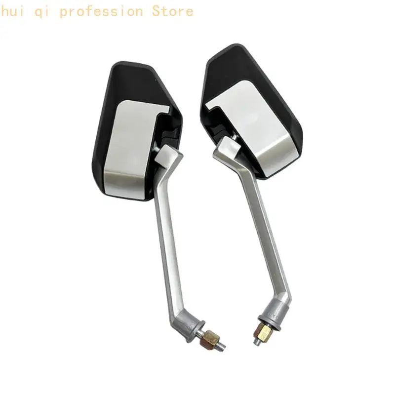 Motorcycle Safety Mirrors Wide View Design Adjustable 8mm Thread Easy Installation Electric Scooter Rearview Mirror H8WE Quake