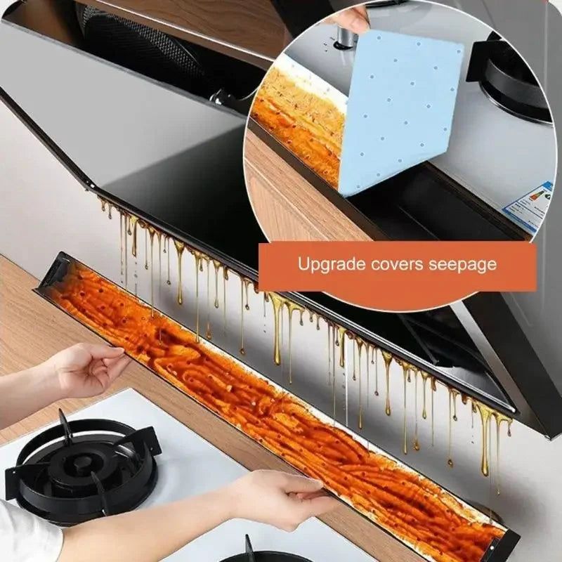 Range hood oil absorbent cotton for kitchen suction thickened oil repellent adhesive one-time cleaning range hood Quake