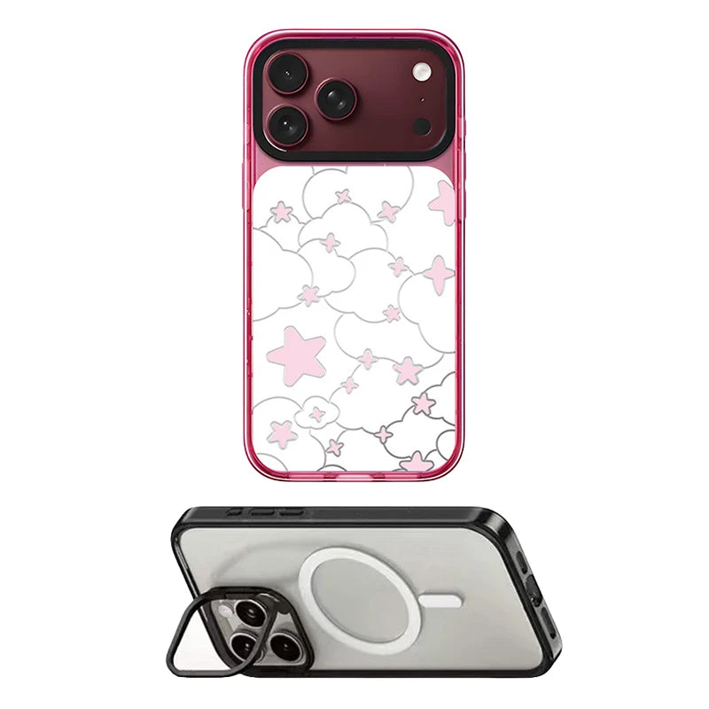 6092082 Impact Case - Mirror / Glaze Magnetic Cover: Compatible with IPhone 18 17 Pro Max 18Pro Quake stand (MagSafe) 6 for iPhone 18 Pro