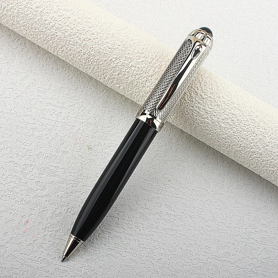 High Quality Full Metal Lattice Shape Luxury Ballpoint Pen Business Men Birthday Gift Writing Pen SCHOOL STATIONERI Quake 148-7
