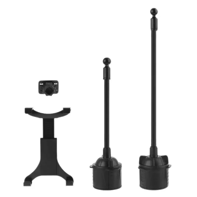 Universal Gooseneck Car Cup Holder Mount with Adjustable Flexible Neck Cradle for iPad Air/Mini and More 7-12' Tablets K1KF Quake
