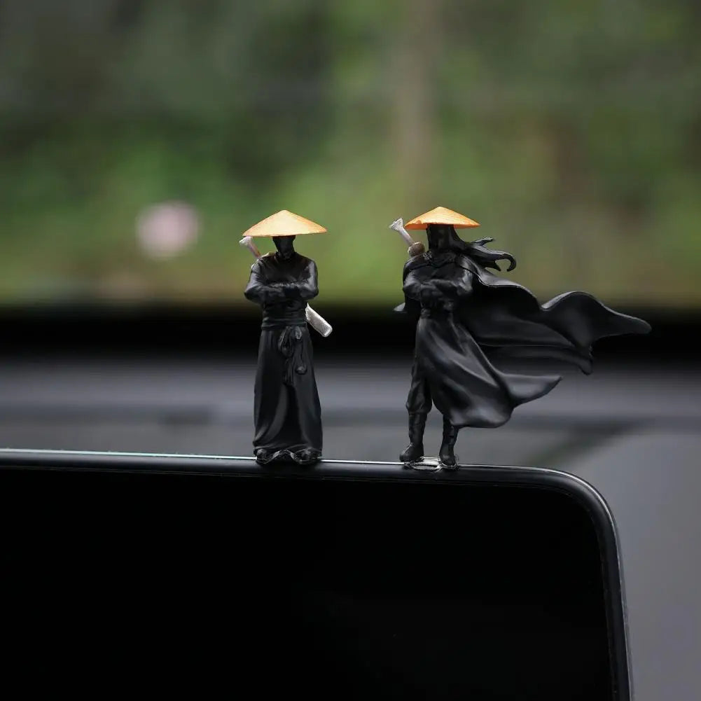 Dashboard Decor Car Dashboard Ornament Figure Sculpture Waterproof Dollhouse Statue Easy to Clean Office Desk Decoration Quake