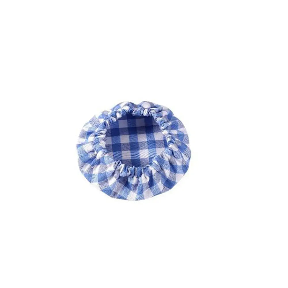 1PC Cotton Cloth Fermentation Bottle Cover Portable Reusable Fermentation Cheese Fabric Lids Multifunction Dust Cover Quake Blue