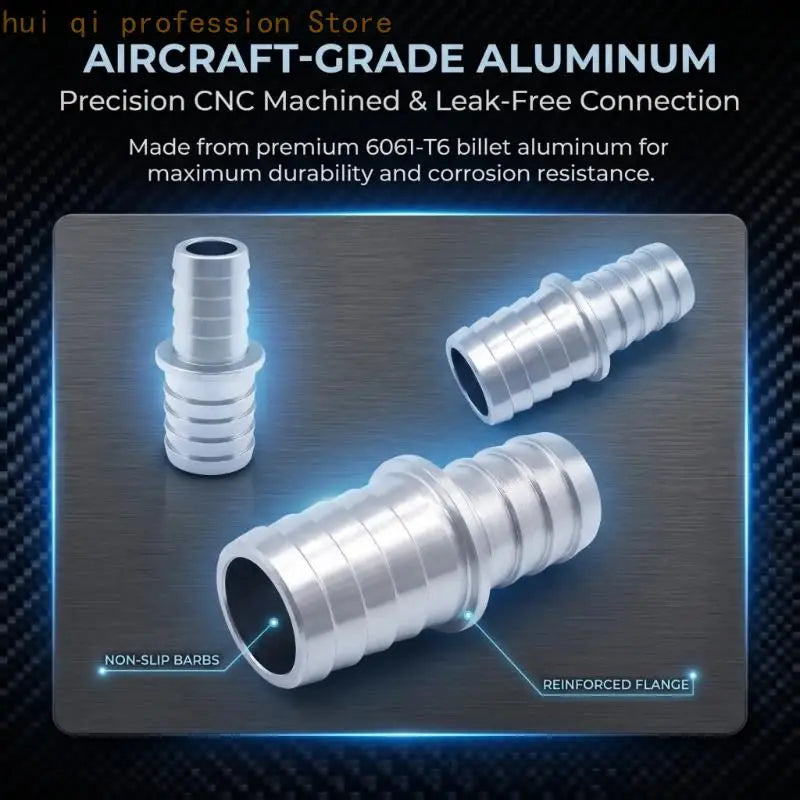 Aluminum Radiator Hose Connector 5/8 3/4 Inch For LS Engine Steam Port System H8WE Quake