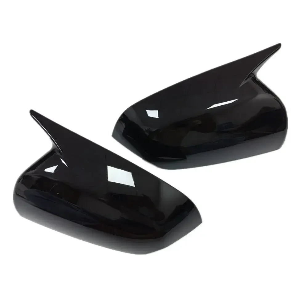 For Hyundai IX35 2018-2023 Car Sticker Rearview Side Mirror Cover Wing Cap Exterior Door Rear View Case Trim Carbon Fiber Look Quake