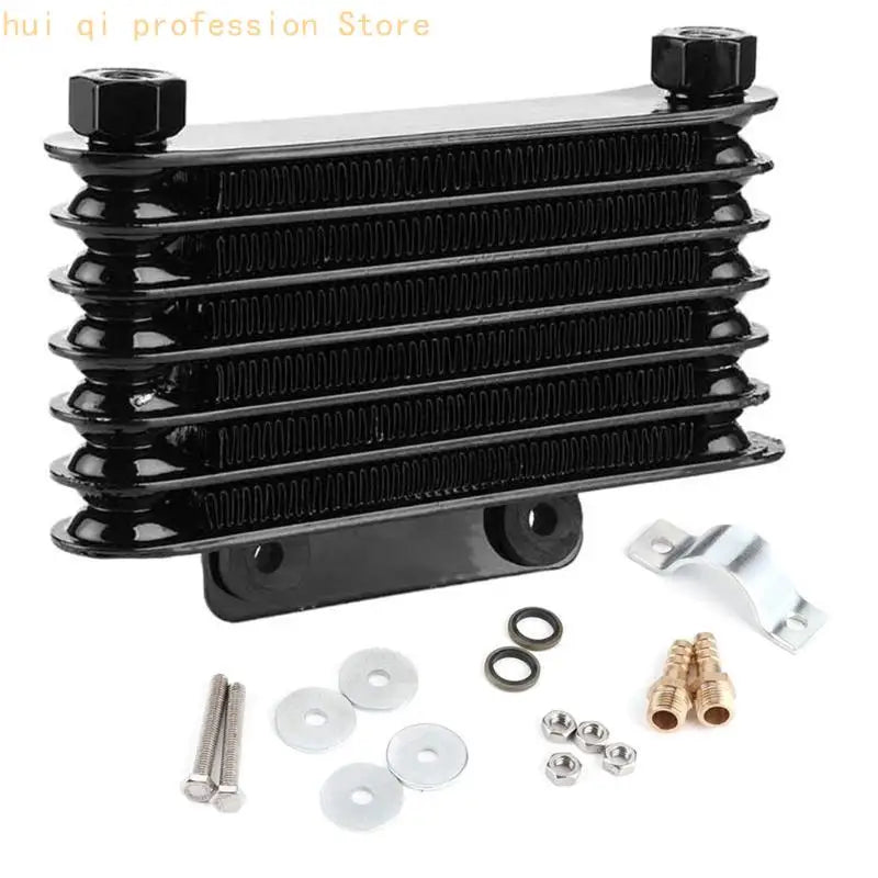 Versatile Motorcycle Oil Coolers Engine Cooling System Universal Oil Radiator Vehicle Accessories for 125CC to 250CC Bike H8WE Quake