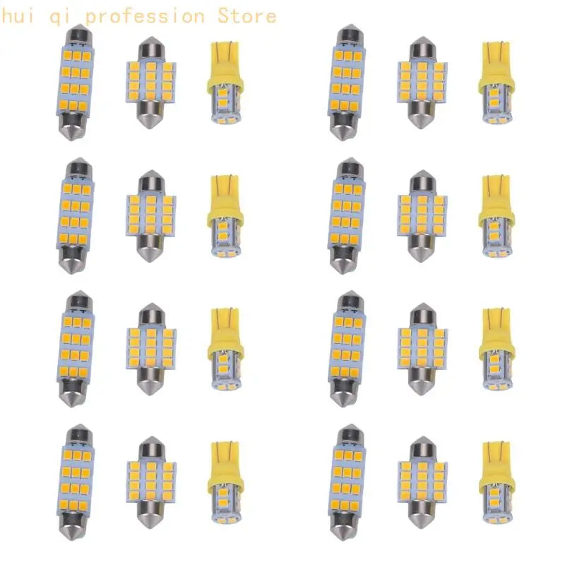 Car Interior LED Bulb Double Pointed Reading Light for Routine Replacement H8WE Quake