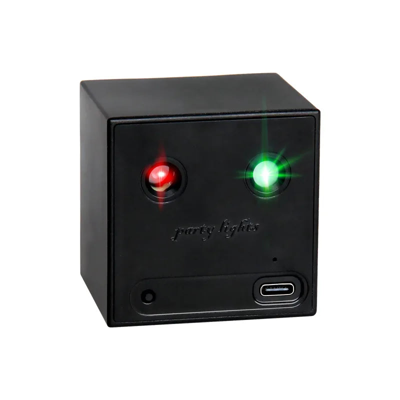 Mini LED Stage Light for Car Outdoor Camping Party Rechargeable Colorful Toy Lamp Home Holiday Deco Lights Disco Light for DJ Quake Stage Light USB Type-C