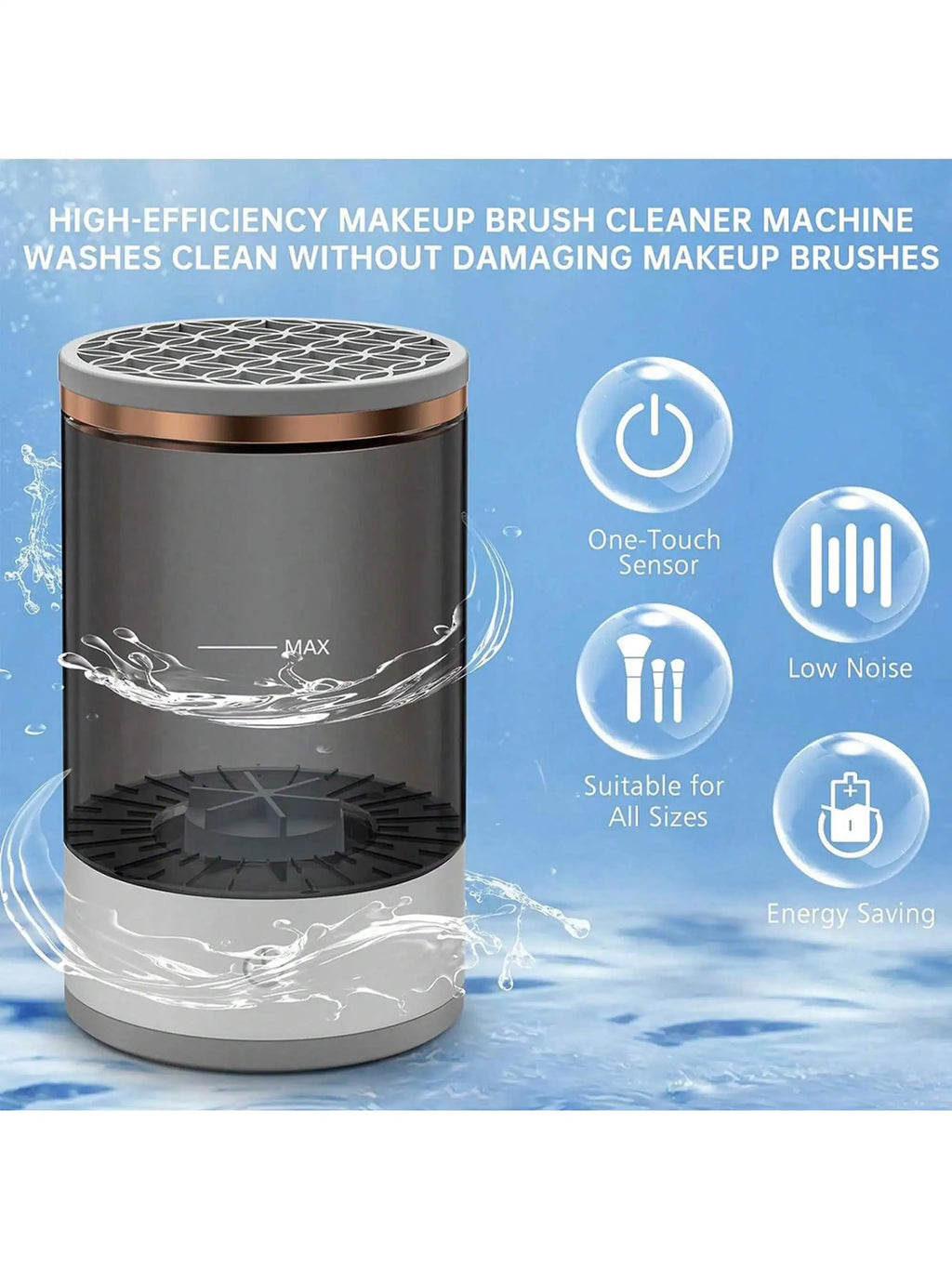 Electric Makeup Brush Cleaner Machine Quake