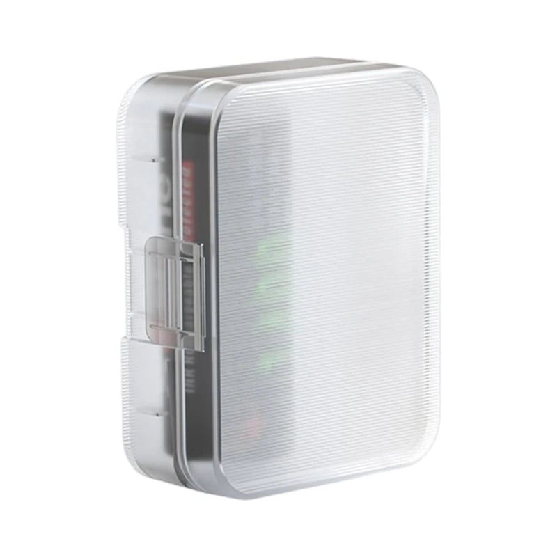 Clear Battery Storage Case for 2x18650 or 3x16340 Batteries Protect Your Batteries, Prevent Short Circuits and Dust K1KF Quake