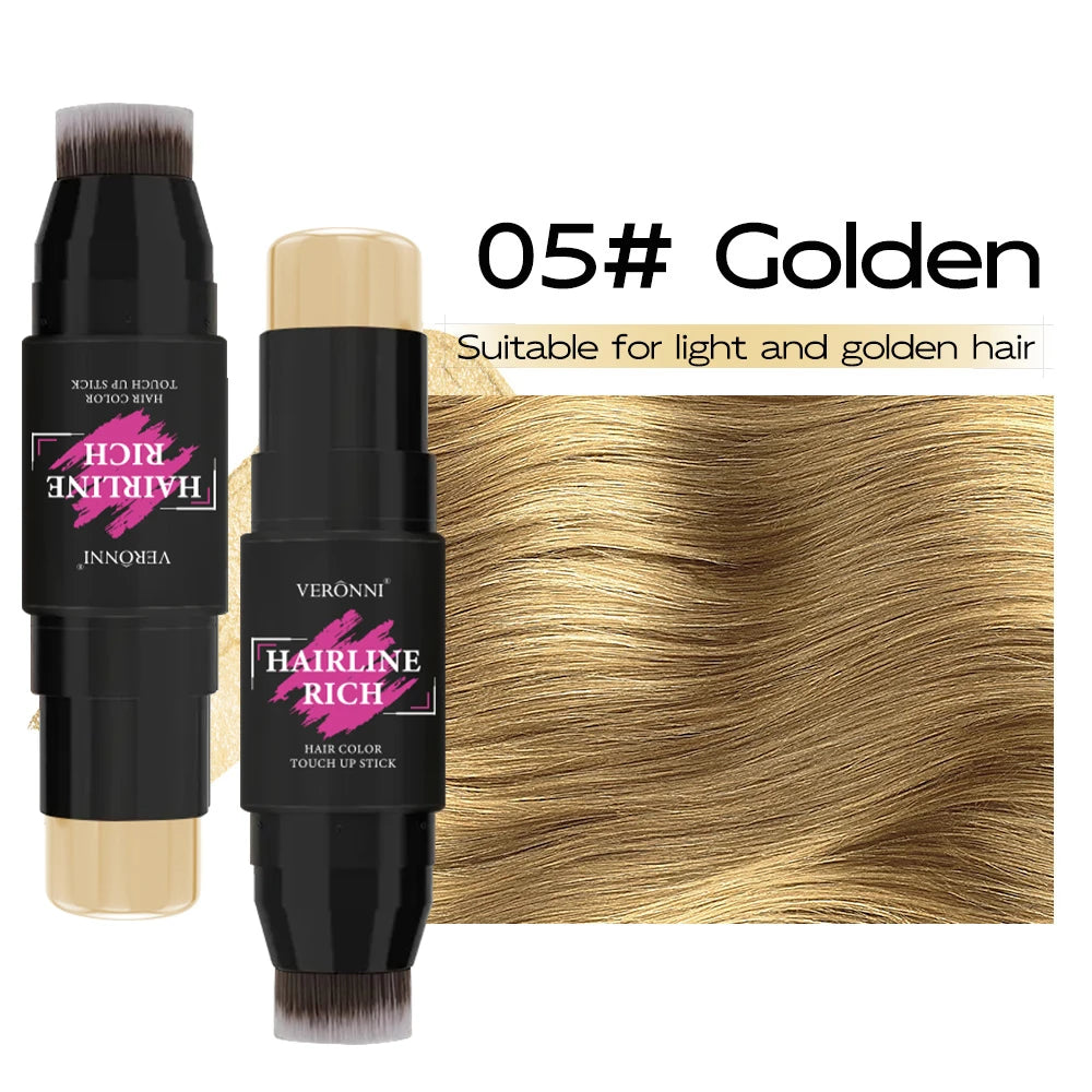 5 Colors Waterproof Hairline Concealer Stick-Instant Cover Gray Hair, Natural Looking, Sweat-Proof&Long Lasting for Men & Women Quake 05
