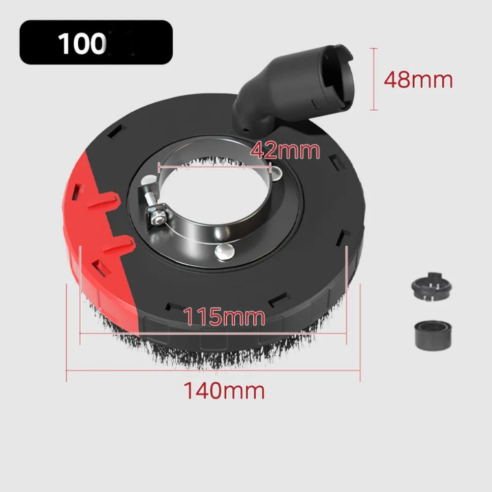 Dust Protection Angle Grinder Dust Cover Universal Multi-functional Angle Grinder Shroud Detachable Dust Collector Quake 100-115 Detachable
