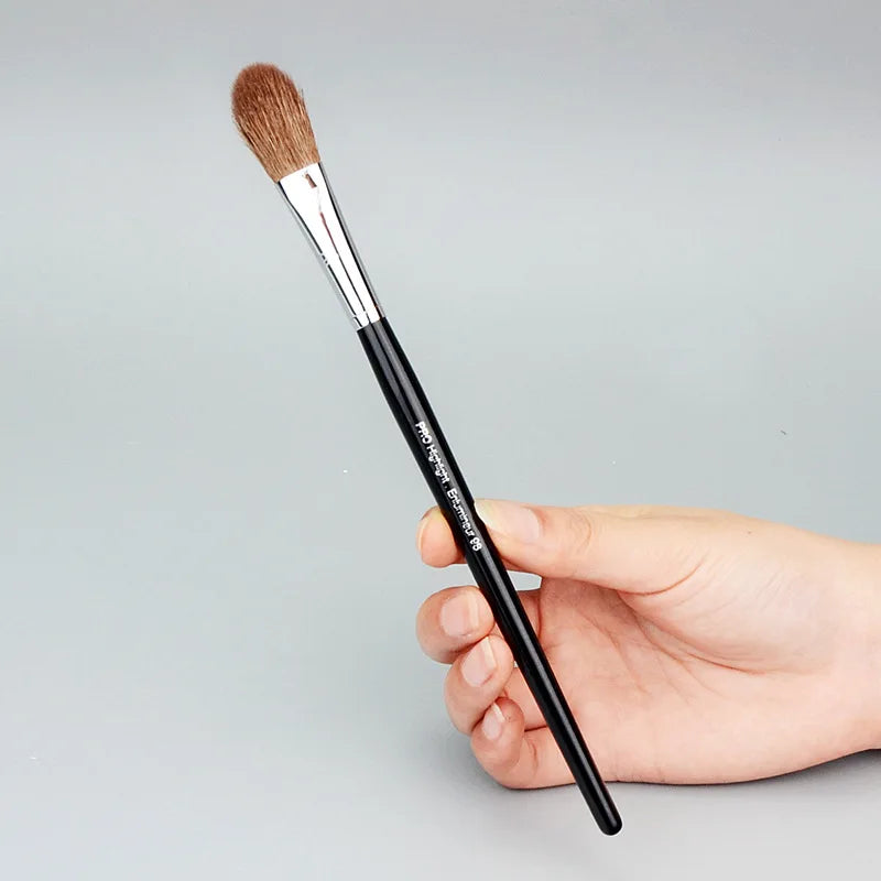 High End NO.98 Pro Highlighting Makeup Brush Goat Hair Black Long Handle Big Eyeshadow Blender Makeup Brush Quake