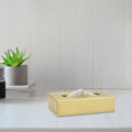 Rectangular Stainless Steel Tissue for Home Vanity Dresser Decor Quake Default Title