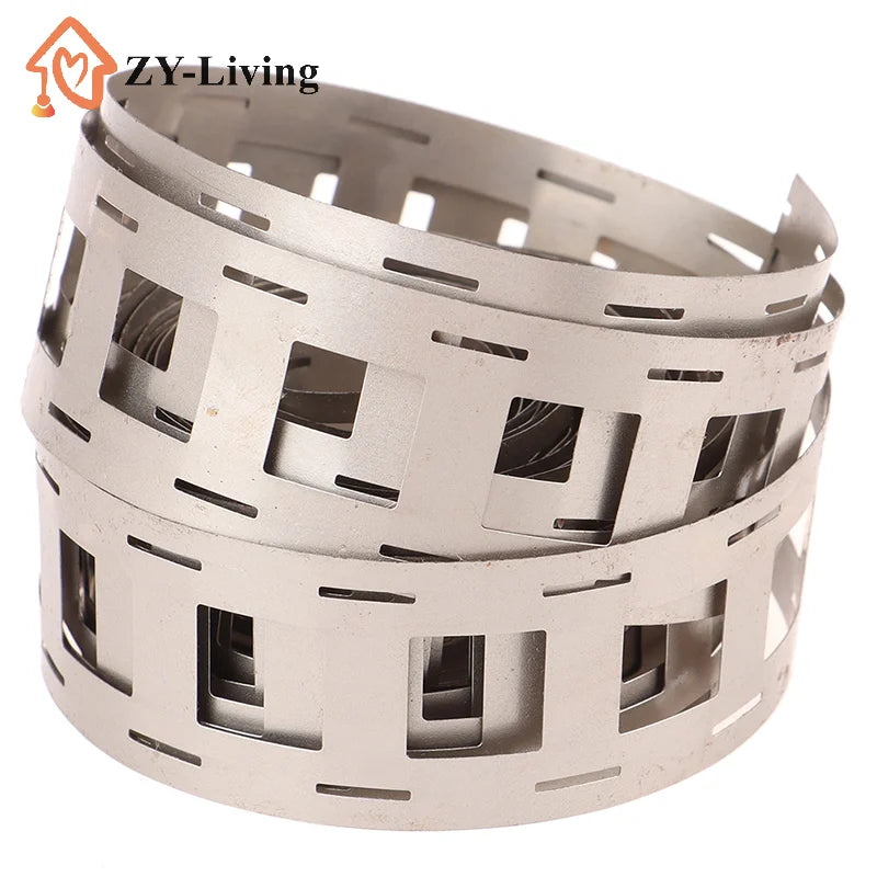 1m/3.2ft 2P 0.15mm Thickness Nickel Plated Steel Strip Sheet For 18650 Battery Spot Welding Quake