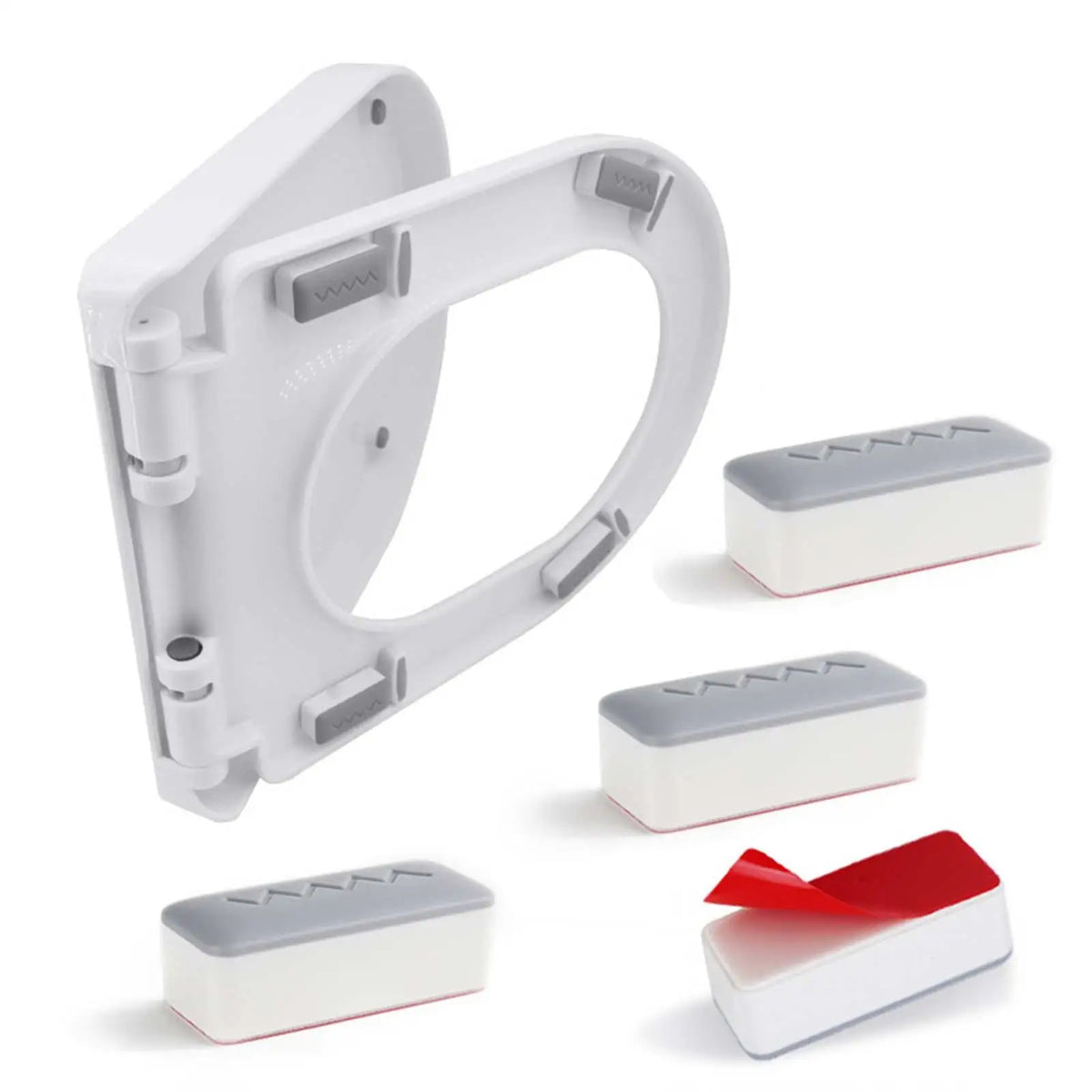 4 Pieces Seat Bumpers Universal Stopper Anti Slip with Strong Adhesive Universal Seat Replacement Bumpers for Home Toilet Seat Quake